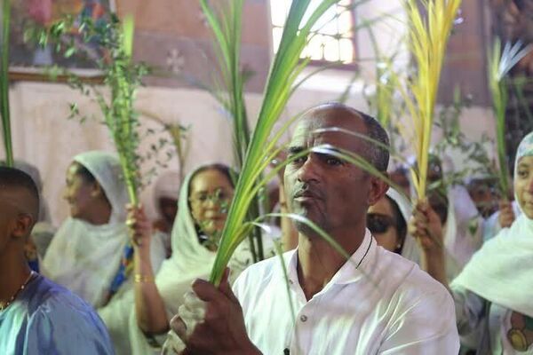 የሆሳዕና በዓል በክርስትና እምነት ተከታዮች ዘንድ በመከበር ይገኛል - Sputnik አፍሪካ