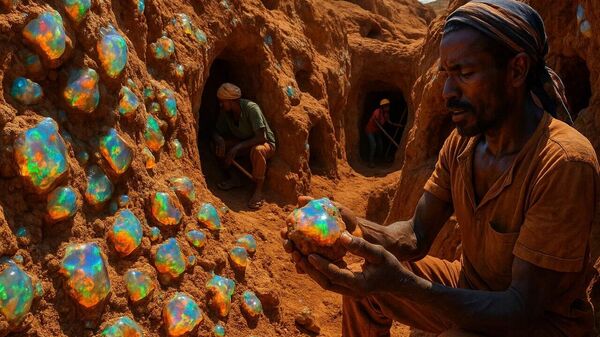 የአማራ ክልል ከ20 ሺህ ኪሎ ግራም በላይ የኦፓል ማዕድን ለውጭ ገበያ አቀረበ - Sputnik አፍሪካ