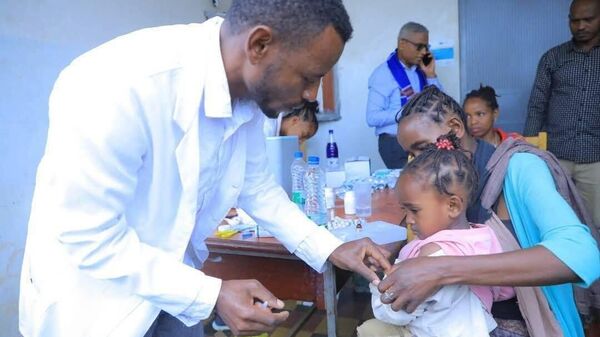 በኢትዮጵያ 11 ሚሊዮን ህፃናት የኩፍኝ በሽታ ክትባት ወሰዱ - Sputnik አፍሪካ