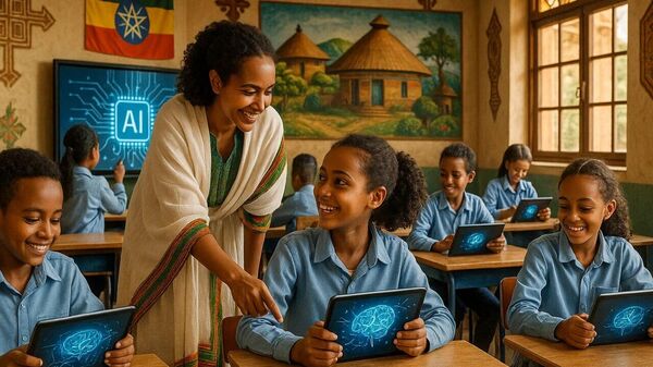 ኢትዮጵያ የትምህርት ጥራትን ለማሳደግ ሰው ሰራሽ አስተውሎትን በትምህርት ስርዓቱ ውስጥ ለማዋሃድ አቅዳለች - Sputnik አፍሪካ