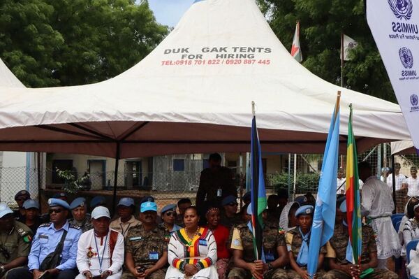 የተባበሩት መንግሥታት በደቡብ ሱዳን ለሚገኘው የኢትዮጵያ ሰላም አስከባሪ ኃይል እውቅና ሰጠ የተባበሩት መንግሥታት በደቡብ ሱዳን ለሚገኘው የኢትዮጵያ ሰላም አስከባሪ ኃይል እውቅና ሰጠ - Sputnik አፍሪካ