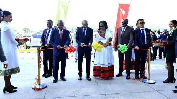 የኢትዮጵያ አየር መንገድ ኮምቦልቻ ዓለም አቀፍ የመንገደኞች ማስተናገጃ ተርሚናልን አስመረቀ - Sputnik አፍሪካ