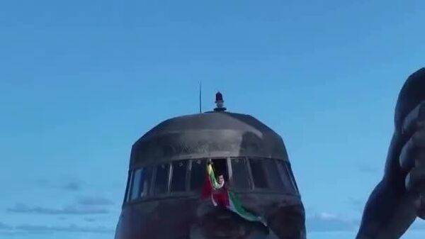 #viral| በሴኔጋል ዳካር በሚገኘው ታዋቂው የአፍሪካ ሕዳሴ ሐውልት ላይ የፍልስጤም ባንዲራ ተውለበለበ - Sputnik አፍሪካ