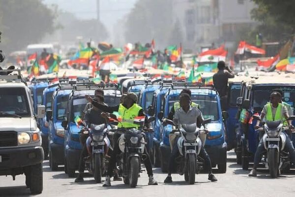 ኢትዮጵያውያን የሕዳሴ ግድብ በመመረቁ ደስታቸውን ሲገልፁ ውለዋል ኢትዮጵያውያን የሕዳሴ ግድብ በመመረቁ ደስታቸውን ሲገልፁ ውለዋል - Sputnik አፍሪካ