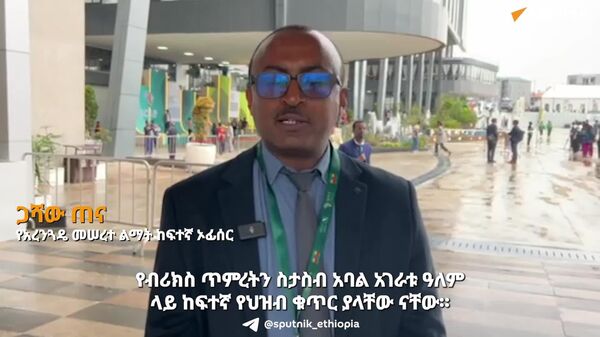 ኢትዮጵያ የአየር ንብረት ጉዳዮችን አጀንዳ አድርጎ ወደ ብሪክስ ጠረጴዛ የሚያመጣ ራሱን የቻለ ክፍል ያስፈልጋታል - Sputnik አፍሪካ