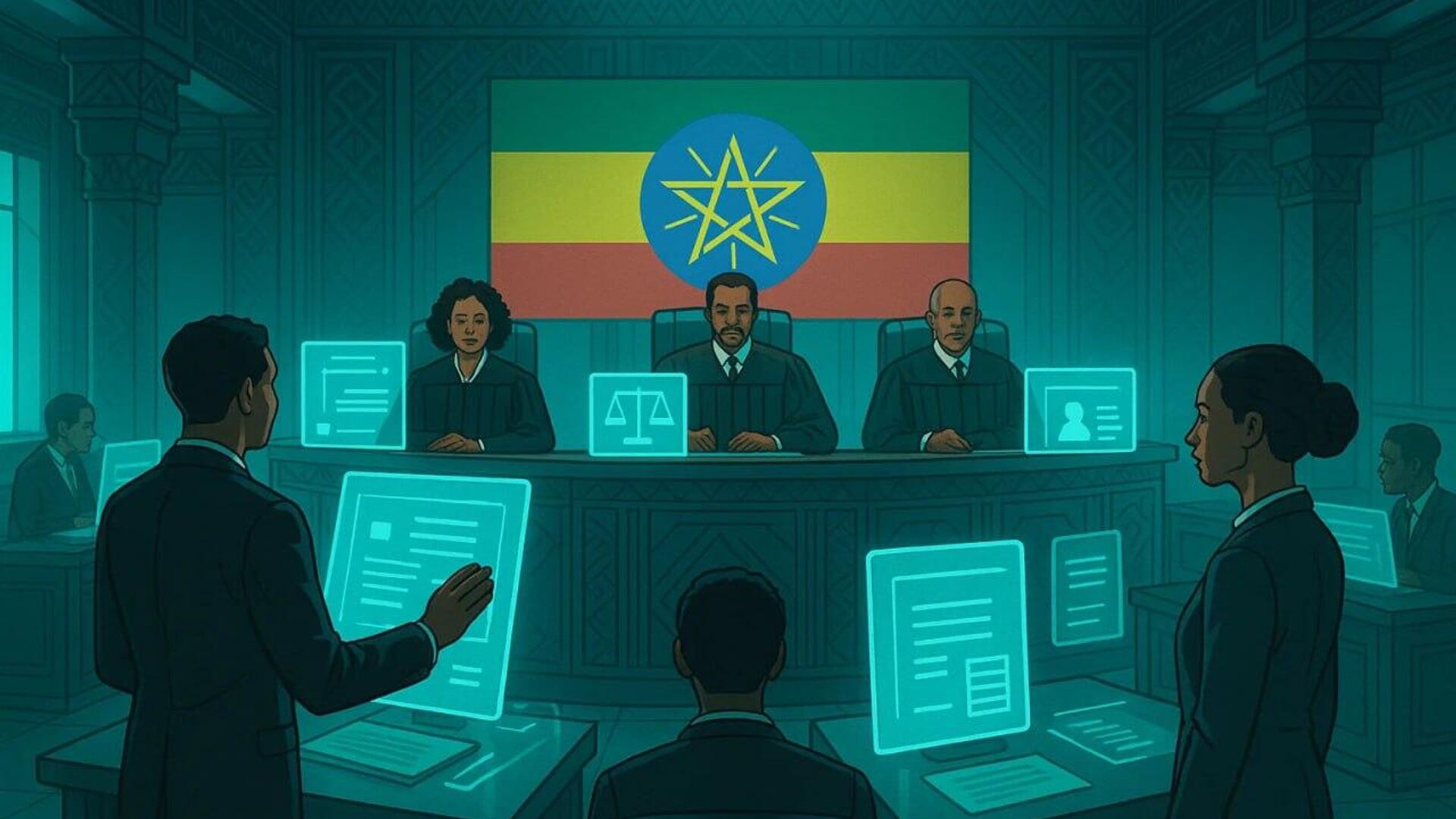 የፌደራል ጠቅላይ ፍርድ ቤት ችሎቶችን በዲጂታል መንገድ ለመተካት እንቅስቃሴ ጀመረ የፌደራል ጠቅላይ ፍርድ ቤት ችሎቶችን በዲጂታል መንገድ ለመተካት እንቅስቃሴ ጀመረ - Sputnik አፍሪካ, 1920, 14.09.2025