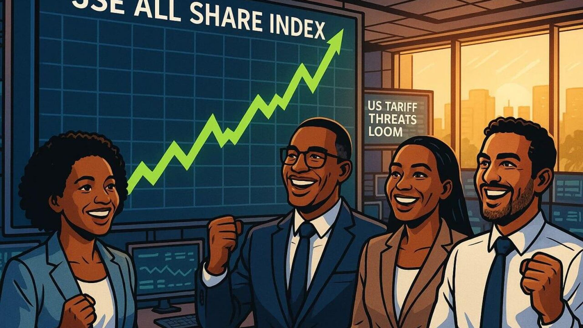 የደቡብ አፍሪካ የፋይናንስ ገበያዎች ከአሜሪካ የንግድ ቀረጥ ማስፈራሪያ በተቃራኒ ከተጠበቀው በላይ እያደጉ መሆኑ ተገለፀ የደቡብ አፍሪካ የፋይናንስ ገበያዎች ከአሜሪካ የንግድ ቀረጥ ማስፈራሪያ በተቃራኒ ከተጠበቀው በላይ እያደጉ መሆኑ ተገለፀ - Sputnik አፍሪካ, 1920, 15.09.2025