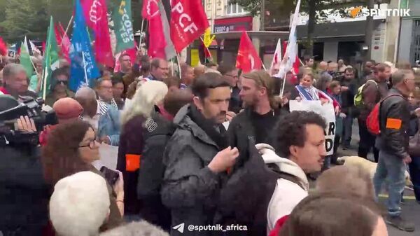 'ተኩስ ይቁም፣ አፓርታይድ ይቁም፣ የዘር ማጥፋት ይቁም'፦ የፍልስጤም ደጋፊዎች በፓሪስ ባካሄዱት የተቃውሞ ሰልፍ ያቀረቡት ጥሪ - Sputnik አፍሪካ