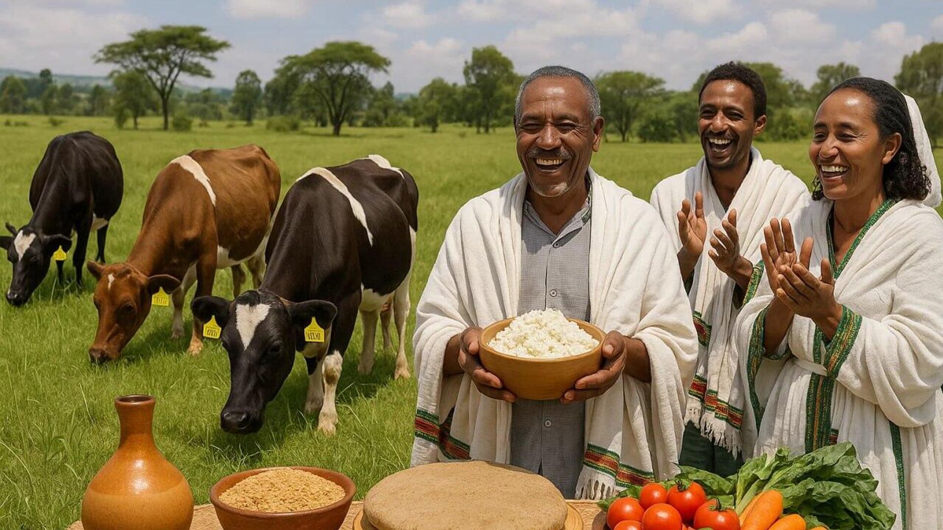 3 ነጥብ 8 ሚሊዮን የወተት ላሞችን በማዳቃል የዝርያ ማሻሻያ መሰራቱን የግብርና ሚኒስቴር አስታወቀ 3 ነጥብ 8 ሚሊዮን የወተት ላሞችን በማዳቃል የዝርያ ማሻሻያ መሰራቱን የግብርና ሚኒስቴር አስታወቀ - Sputnik አፍሪካ, 1920, 24.09.2025