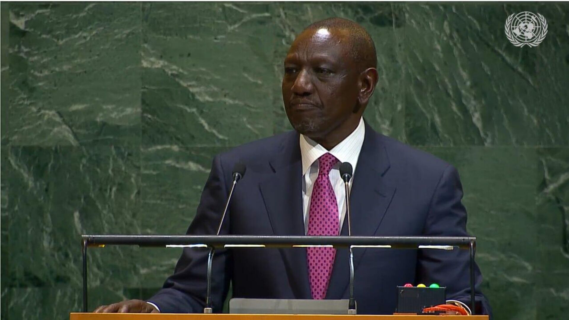 የኬንያው ፕሬዝዳንት ዊልያም ሩቶ በኒው ዮርክ በተባበሩት መንግሥታት ጠቅላላ ጉባኤ ንግግር አድርገዋል የኬንያው ፕሬዝዳንት ዊልያም ሩቶ በኒው ዮርክ በተባበሩት መንግሥታት ጠቅላላ ጉባኤ ንግግር አድርገዋል - Sputnik አፍሪካ, 1920, 24.09.2025