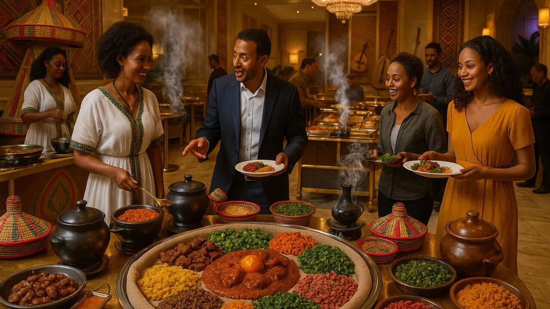 የኢትዮጵያ ባሕላዊ ምግቦች በባለኮኮብ ሆቴሎች የምግብ ዝርዝር ውስጥ እንዲካተቱ ሊደረግ ነው የኢትዮጵያ ባሕላዊ ምግቦች በባለኮኮብ ሆቴሎች የምግብ ዝርዝር ውስጥ እንዲካተቱ ሊደረግ ነው - Sputnik አፍሪካ, 1920, 07.10.2025