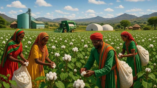 ኢትዮጵያ የአፍሪካ የጨርቃጨርቅ ዘርፍ ማዕከል የመሆን እድሉም አስቻይ ሁኔታውም አላት - የግብርና ባለሙያ - Sputnik አፍሪካ