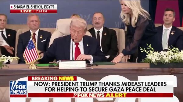 ትራምፕ የጋዛን የሰላም ስምምነት ፈረሙ - Sputnik አፍሪካ