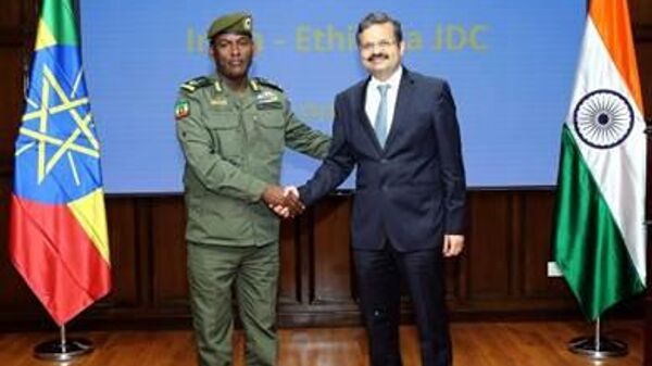 ኢትዮጵያ እና ሕንድ የመጀመሪያውን የጋራ የመከላከያ ትብብር ስብሰባ በኒው ዴልሂ አካሄዱ - Sputnik አፍሪካ