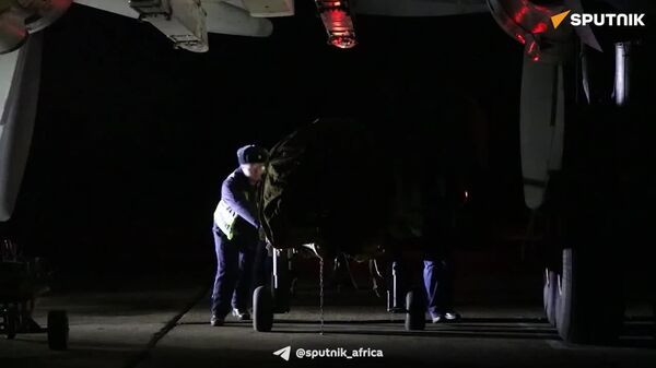 የሩሲያ ቲዩ-95ኤምኤስ የረጅም ርቀት ጀቶች በስትራቴጂካዊ የኒውክሌር ኃይሎች ሥልጠና ላይ ክሩዝ ሚሳኤሎችን አስወነጨፉ - Sputnik አፍሪካ