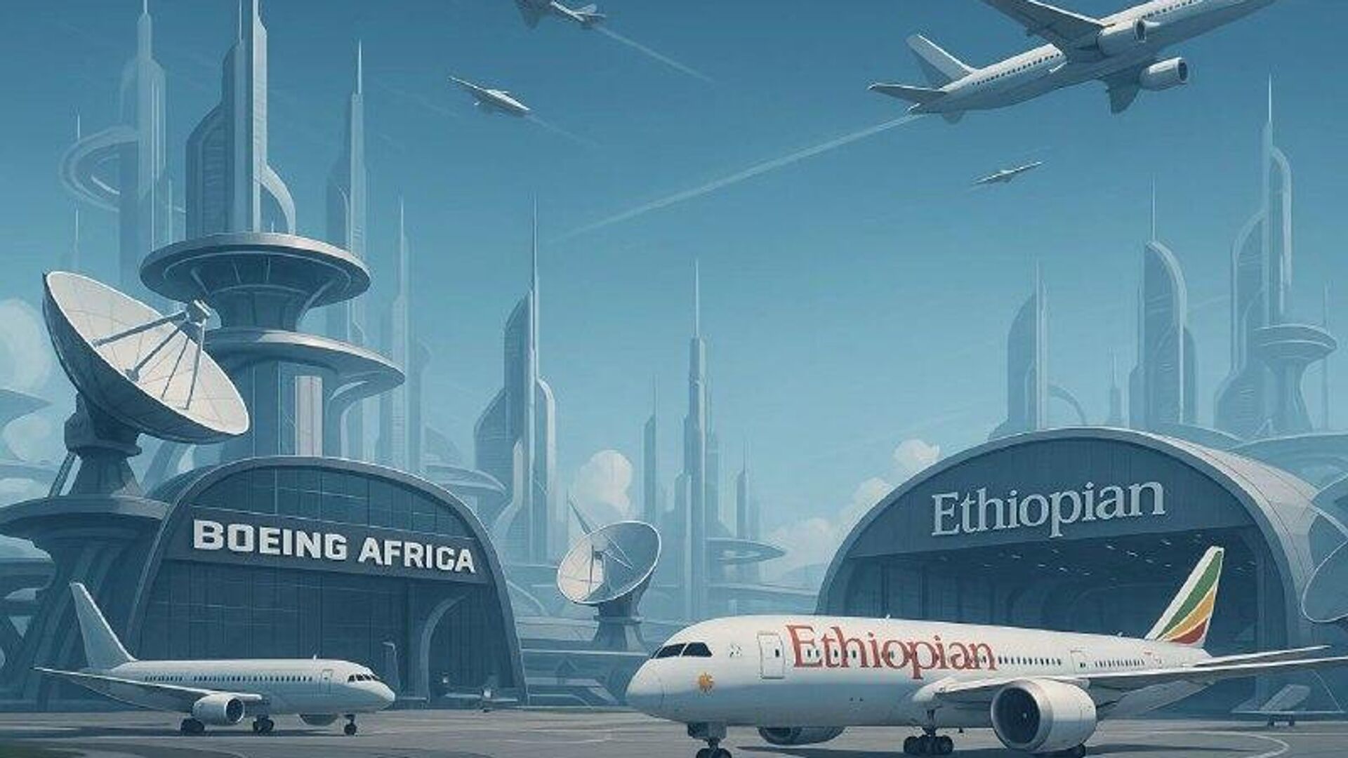 የኢትዮጵያ አየር መንገድ በአገር ውስጥ የኢንዱስትሪ ማስፋፊያው አውሮፕላን ለማምረት ወጥኗል የኢትዮጵያ አየር መንገድ በአገር ውስጥ የኢንዱስትሪ ማስፋፊያው አውሮፕላን ለማምረት ወጥኗል - Sputnik አፍሪካ, 1920, 25.10.2025