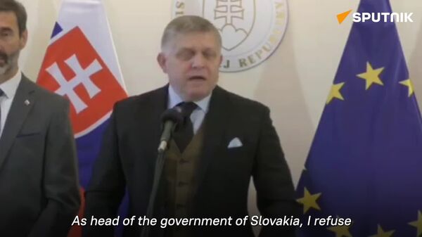 ስሎቫኪያ ዩክሬንን ለመደገፍ ለሚደረገው የአውሮፓ ሕብረት የገንዘብ ድጋፍ 'አልፈቅድም ' ብላለች - ጠቅላይ ሚኒስትር ፊኮ - Sputnik አፍሪካ