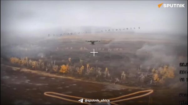 የሩሲያ ድሮኖች በሱሚ ክልል ሰማይ ላይ የበላይነት ይዘዋል - ወታደራዊ መኮንን - Sputnik አፍሪካ