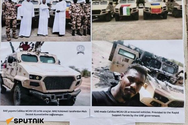 በሞስኮ የሱዳን ኤምባሲ የተባበሩት አረብ ኤሚሬቶች ለፈጥኖ ደራሽ ኃይል አማፂያን ወታደራዊ ድጋፍ እንደምታደርግ የሚያሳይ ማስረጃ አጋራ በሞስኮ የሱዳን ኤምባሲ የተባበሩት አረብ ኤሚሬቶች ለፈጥኖ ደራሽ ኃይል አማፂያን ወታደራዊ ድጋፍ እንደምታደርግ የሚያሳይ ማስረጃ አጋራ - Sputnik አፍሪካ