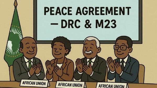 የአፍሪካ ኅብረት ኮሚሽን በኮንጎ ዲሞክራሲያዊ ሪፐብሊክ እና በታጣቂዎች መካከል የሰላም ስምምነት መፈረሙን በደስታ እንደሚቀበል ገለፀ - Sputnik አፍሪካ