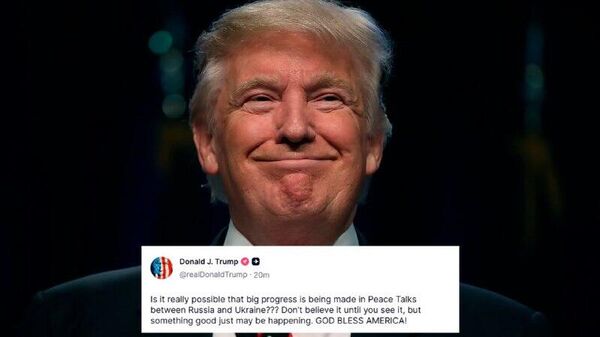 በሩሲያ-ዩክሬን የሰላም ውይይቶች ዙሪያ መልካም ነገር ጠብቁ - ትራምፕ - Sputnik አፍሪካ