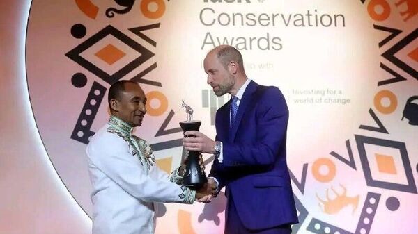 ኩመራ ዋቅጂራ የልዑል ዊሊያም የአፍሪካ ጥበቃ ሽልማት ተሸለሙ - Sputnik አፍሪካ