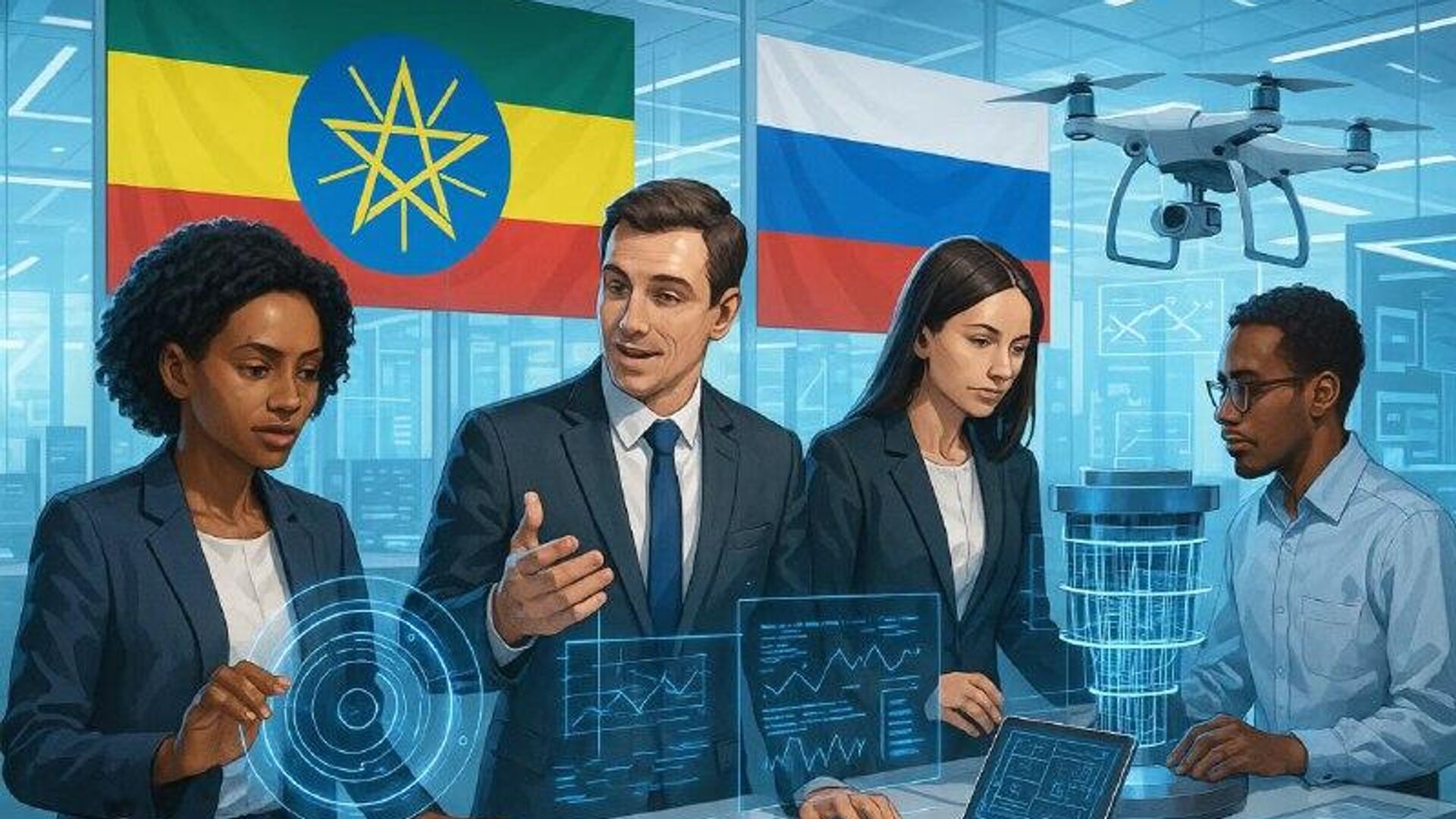 ኢትዮጵያ ከሩስያ ጋር የጀመረቻቸው የቴክኖሎጂ ዘርፍ ትብብሮች ለእውቀት ሽግግር በር ከፋች ናቸው - ባለሙያ ኢትዮጵያ ከሩስያ ጋር የጀመረቻቸው የቴክኖሎጂ ዘርፍ ትብብሮች ለእውቀት ሽግግር በር ከፋች ናቸው - ባለሙያ - Sputnik አፍሪካ, 1920, 28.11.2025