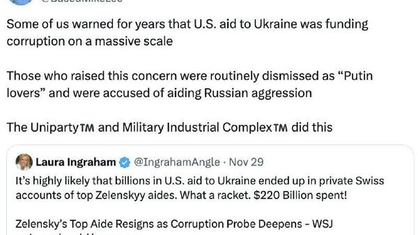 የአሜሪካ ሴናተር የኪዬቭ አስተዳደር በሚዲያ በሙሰኝነት መገለፁን ደገፉ - Sputnik አፍሪካ