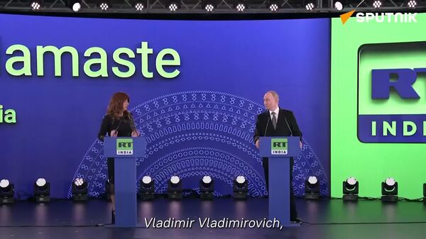 ይጀመር! - ፑቲን የአርቲ ኢንዲያን የመጀመሪያ የቀጥታ ስርጭት አስጀመሩ - Sputnik አፍሪካ