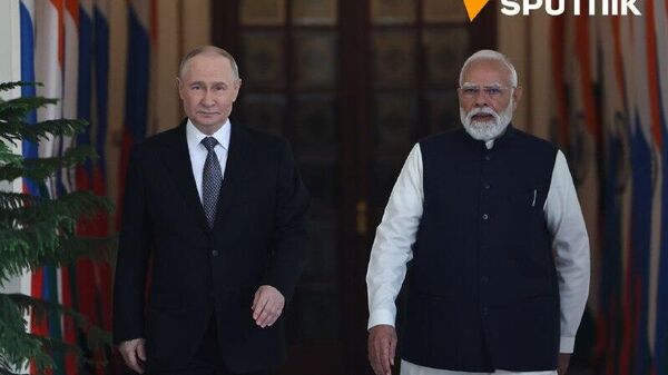 የፑቲን የሕንድ ጉብኝት የጂኦፖለቲካዊ ጠቅላይነትን የሚፈታተን እና ብሪክስ-መር 'ዶላርን አለመጠቀምን' እንቅስቃሴ ያፋጥናል - ሱዳናዊ ተንታኝ ተናገሩ - Sputnik አፍሪካ