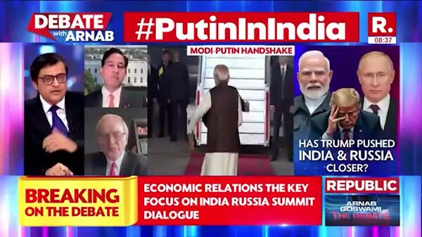 የስፑትኒክ ኢንዲያ ኃላፊ በአርናብ ጎስዋሚ ሾው ላይ ከዎል ስትሪት የባንክ ባለሙያ ጋር ተከራከሩ - Sputnik አፍሪካ