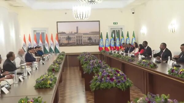 ጠቅላይ ሚኒስትር ዐቢይ እና የሕንዱ አቻቸው ናሬንድራ ሞዲ የሁለትዮሽ ውይይት አደረጉ - Sputnik አፍሪካ