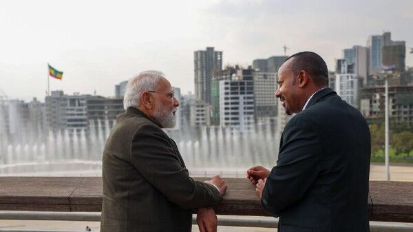 ጠቅላይ ሚኒስትር ናሬንድራ ሞዲ በወዳጅነት ፓርክ ጉብኝት አደረጉ - Sputnik አፍሪካ