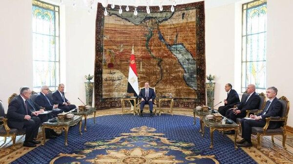 ላቭሮቭ ከግብፅ ፕሬዝዳንት ጋር ተወያዩ - Sputnik አፍሪካ