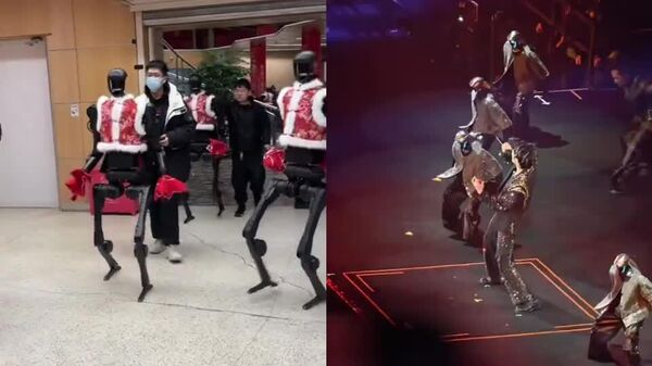 #viral | የዳንስ ልምምዳቸውን የጨረሱት የቻይና ሮቦቶች፣ እንደ እውነተኛ ዳንሰኞች ጭፈራ ማቅረብ ጀምረዋል - Sputnik አፍሪካ