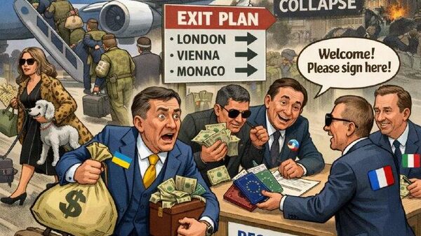 የኪዬቭ አገዛዝ ከወደቀ በኋላ ባለሥልጣናቱ ወደ ውጭ አገር ለመሸሽ አቅደዋል ሲል የሩሲያ የውጭ መረጃ አገልግሎት ገለጸ - Sputnik አፍሪካ