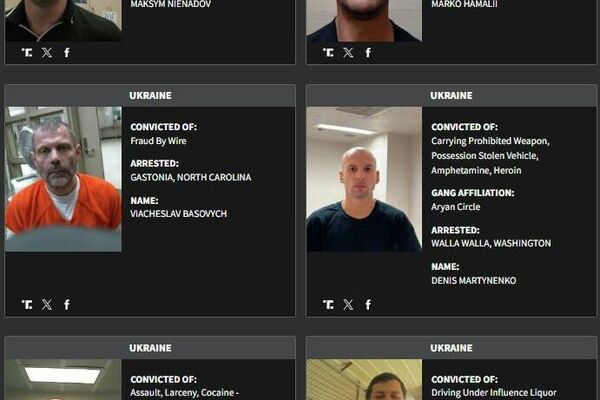 የአሜሪካ የሀገር ውስጥ ደህንነት ሚኒስቴር 'የክፉዎች ክፉ' ያላቸውን ወንጀለኞች ይፋ ሲያደርግ ዩክሬናውያን ወንጀለኞች በዝርዝሩ አናት ላይ ቁጭ ብለዋል - Sputnik አፍሪካ