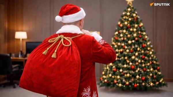 እውነተኛው የሳንታ ክሎስ ሆ ሆ ሆ ሳቅ - Sputnik አፍሪካ