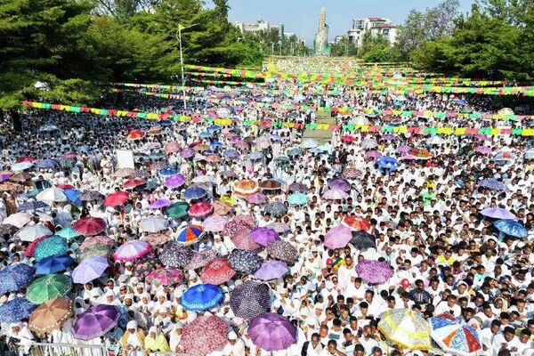 የቅዱስ ገብርኤል ዓመታዊ የንግሥ በዓል በተለያዩ አካባቢዎች በድምቀት እየተከበረ ነው - Sputnik አፍሪካ
