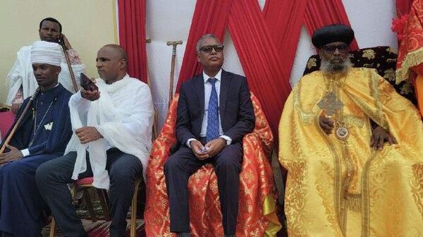 በኢትዮጵያና ከኢትዮጵያ ውጭ በድምቀት የተከበረው የቅዱስ ገብርኤል ዓመታዊ የንግሥ በዓል* በፎቶ - Sputnik አፍሪካ