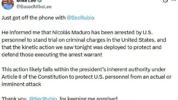 ማዱሮ በአሜሪካ የወንጀል ክስ ይጠብቃቸዋል - የዩናይትድ ስቴትስ ሴናተር - Sputnik አፍሪካ