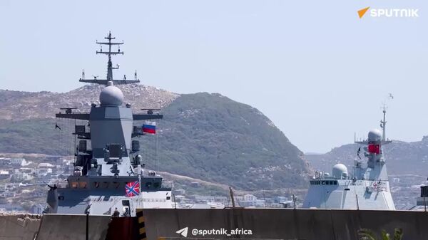 በደቡብ አፍሪካ እየተካሄደ ከሚገኘው የብሪክስ ‘የሰላም ፍላጎት 2026’ የባሕር ኃይል ልምምድ የተገኘ ተጨማሪ ምሥል - Sputnik አፍሪካ
