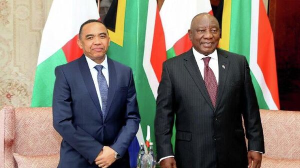 የደቡብ አፍሪካ ፕሬዚዳንት የማዳጋስካር የሽግግር መሪን ተቀብለው አነጋገሩ - Sputnik አፍሪካ