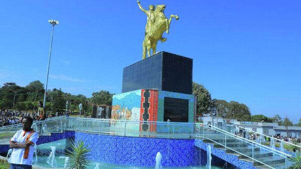 የዎላይታ 50ኛው ንጉስ ካዎ ጦና መታሰቢያ ሐውልት በወላይታ ሶዶ ከተማ ተመረቀ - Sputnik አፍሪካ