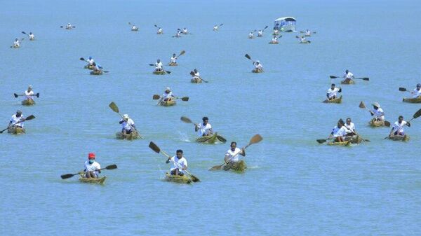 በባሕር ዳር ጣና ሐይቅ ላይ የታንኳ ቀዘፋ ውድድር ተካሄደ - Sputnik አፍሪካ