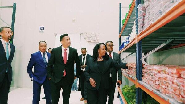 በአዲስ አበባ ዘመናዊ የአትክልትና ፍራፍሬ፣ የእንስሳት ተዋጽኦ ማቀዝቀዣ መጋዘንና ሁለገብ ሕንጻ ተመረቀ - Sputnik አፍሪካ