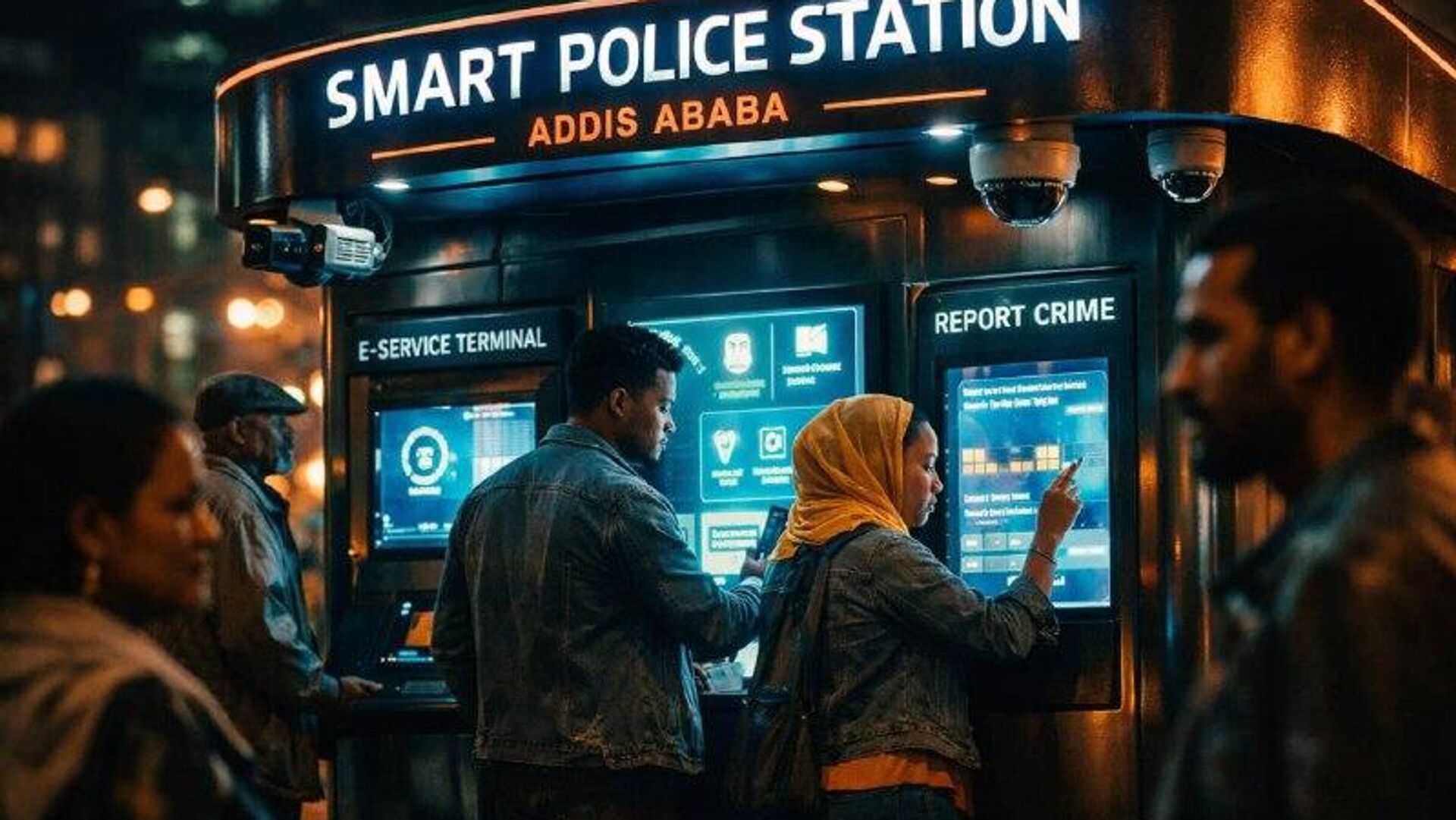 በኢትዮጵያ የመጀመሪያው ሰው አልባ ዘመናዊ የፖሊስ ጣቢያ በአዲስ አበባ አገልግሎት መስጠት ጀመረ - Sputnik አፍሪካ, 1920, 02.02.2026