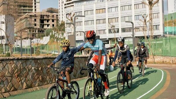 ዛሬ በአዲስ አበባ አራዳ ፓርክ የተካሄደው የብስክሌት በአዲስ ፌስቲቫል - Sputnik አፍሪካ