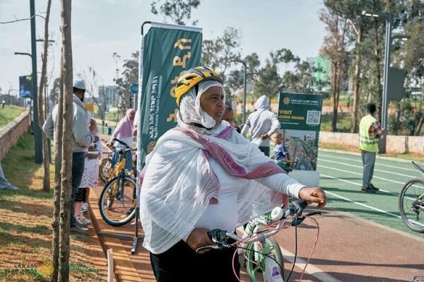 ዛሬ በአዲስ አበባ አራዳ ፓርክ የተካሄደው የብስክሌት በአዲስ ፌስቲቫል - Sputnik አፍሪካ