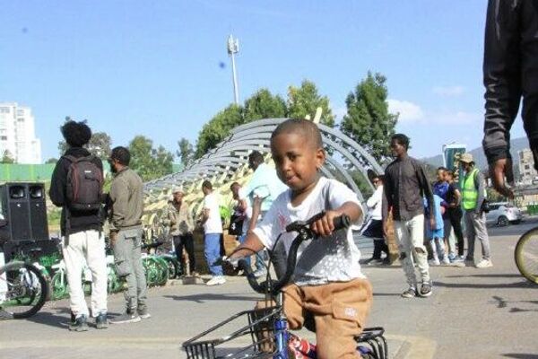 ዛሬ በአዲስ አበባ አራዳ ፓርክ የተካሄደው የብስክሌት በአዲስ ፌስቲቫል - Sputnik አፍሪካ